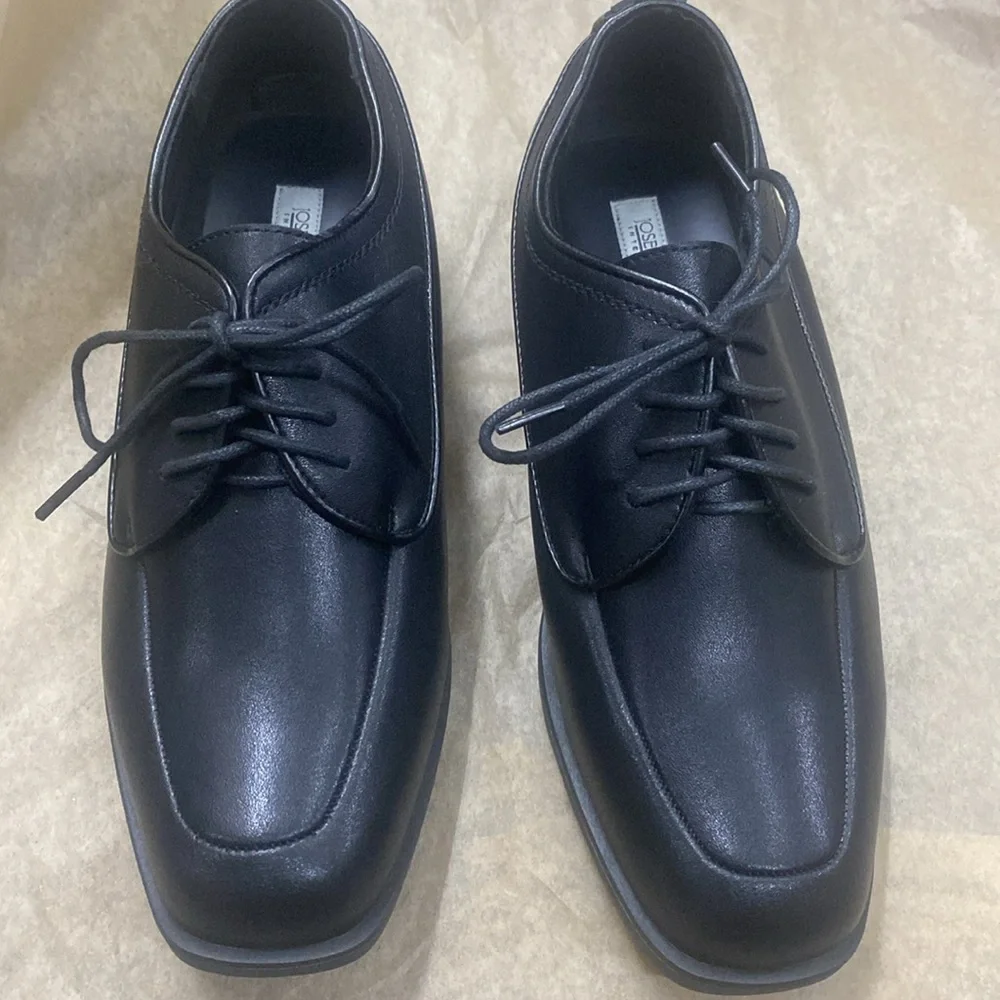 NEW joseph & feiss dress shoe Medium black comfortable all manmade material